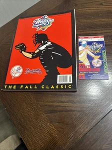 1999 World Series Game 4 Ticket Stub New York Yankees Clinch vs Braves W Programm - Bild 1 von 16