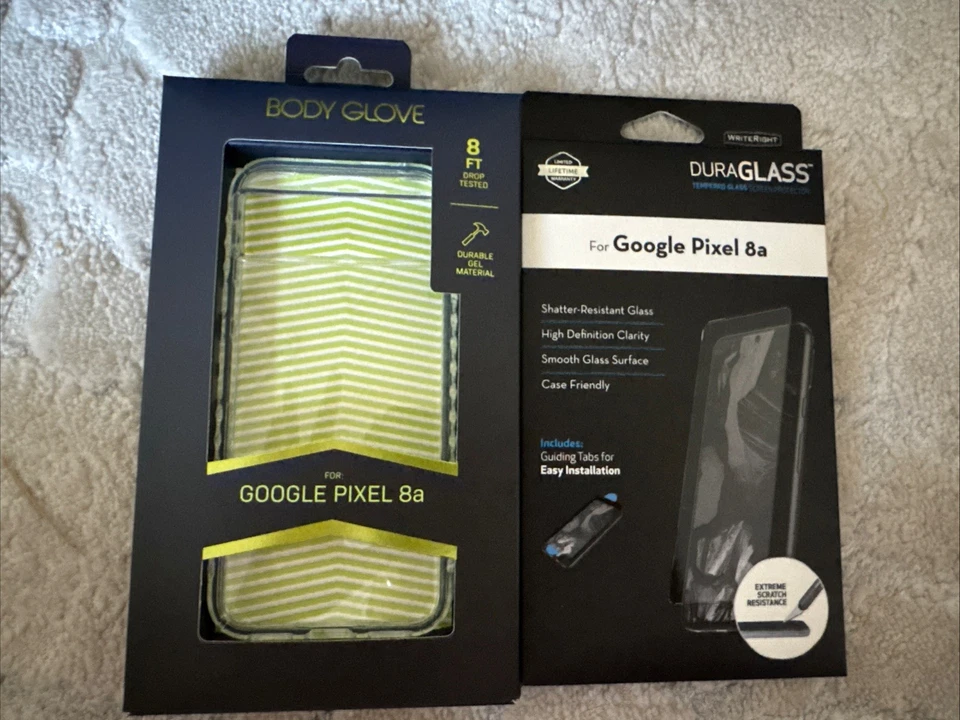 Duraglass Google Pixel 8a Screen Protector & Case - Image 1 of 1