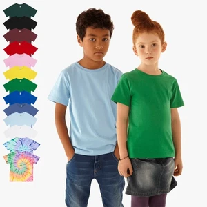 EARTH POSITIVE - Camiseta clásica orgánica para niños 100% algodón orgánico - Imagen 1 de 97