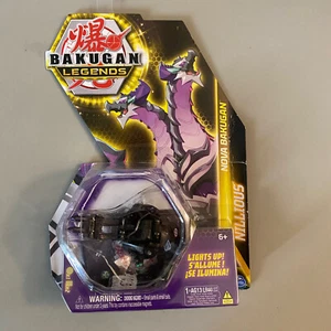 Figuras de acción Bakugan Legends Nova Nillious negras iluminadas Bakugan con tarjeta NUEVAS - Imagen 1 de 3
