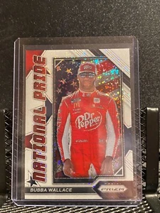 Bubba Wallace 2023 Prizm White Sparkle - NT Exclusive Pack National Pride #11 - Bild 1 von 2