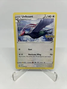 Unfezant 063/078 Pokemon Go TCG Karte Miscut Alignment Dot Error - Must See - Bild 1 von 4