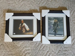 2 PIRATEN DER KARIBIK gerahmte signierte Fotos Orlando Bloom & Keira Knightley - Bild 1 von 12
