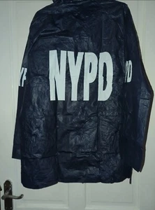 NYPD pvc Raincoat - Picture 1 of 2