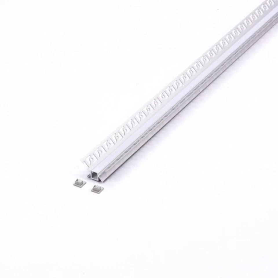 V-TAC VT-8104 PROFILO ANGOLARE IN ALLUMINIO A SCOMPARSA PER STRISCE LED - LUNGHE - Immagine 1 di 1