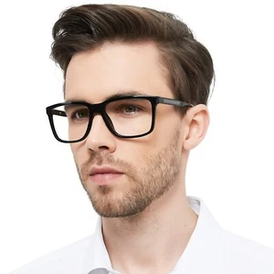 Wide Reading Glasses Men Large Head 1.25x Strength Ultralight Readers(1.0 1.2... - Picture 1 of 6