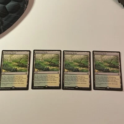 Magic the Gathering MTG Windswept Heath (248) Khans of Tarkir  NM 4 Card Playset - Image 1 of 4
