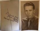 Vintage Photo 1945 US ARMY Soldier Elwood Bressler Handsome young man