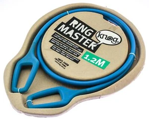 Knog Ring Master 1.2m Bike Cable Bike Silicone Over-Moulded Blue 10mm Steel NEW - Picture 1 of 4