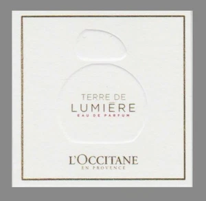 Carte publicitaire - advertising card - Terre de Lumière L'Occitane - Imagen 1 de 1