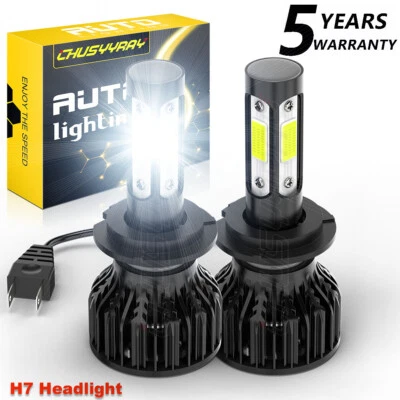 6000K LED Headlight H7 High Low Bulb For BMW K1300GT K1300S 2009-2015 Bulbs - Image 1 of 4