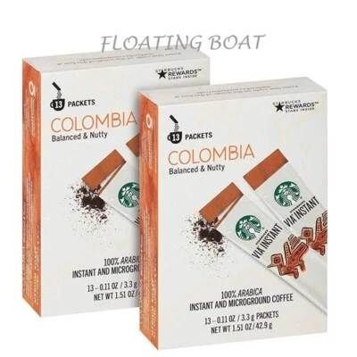 Starbucks VIA Instant Colombia Coffee Medium Roast 100% Arabica Exp Feb-2026 - Image 1 of 3