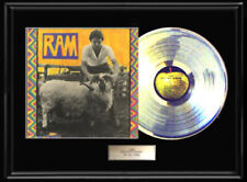 PAUL MCCARTNEY RAM  BEATLES WHITE GOLD SILVER METALIZED RECORD LP NON RIAA