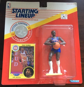 Isiah Thomas 1991 Starting Lineup Figure w/ Coin NBA - Picture 1 of 6