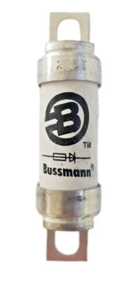 1x BUSSMANN 20ET 20A Bolted TAG FUSE (500V dc) 690V ac 63.5mm - Image 1 of 4