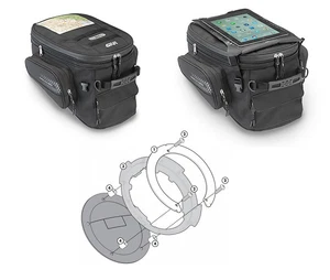 BAG GIVI UT810 + FLANSCH BF03 HONDA CBR 1000 RR 2010 - Picture 1 of 5
