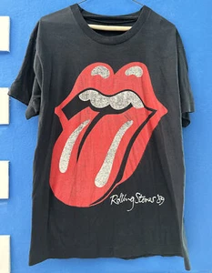 Camisa vintage 1989 de los Rolling Stones gira norteamericana puntada única (S49) - Imagen 1 de 6