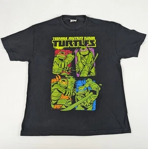 TMNT Teenage Mutant Ninja Turtles T-Shirt Men's Size L Large Black Tee Unisex - Picture 1 of 13