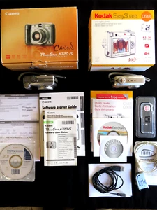 Kodak & Canon Digital Cameras 2006-07 EasyShare C643 & Canon Power Shot A720 IS - Picture 1 of 24