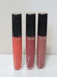 LANCOME (2) L'ABSOLU GLOSS SHEER 141, 272 & GLOSS CREAM 202 0.27 OZ - Picture 1 of 2