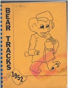 Anuario de escuela secundaria Bend 1952, pistas de oso, curva, Oregon - Imagen 1 de 11