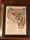 Vintage GMAC Gm Dealer Protection Plan Dealer  Wall Advertising 9x12 Glass Frame