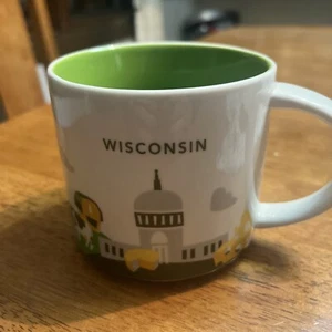 Starbucks You Are Here Collection Wisconsin 2015 Tasse Kaffeetasse 14 oz - Bild 1 von 5