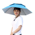 Outdoor Foldable Sun Rain Umbrella Hat Fishing Camping Headwear Cap Head Hats US