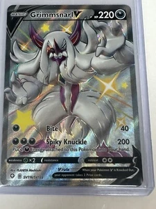 Grimmsnarl V SV116/SV122 Shining Fates Ultra Rare Holo Pokemon TCG Card NM - Picture 1 of 2