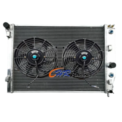 Radiador de aluminio + ventiladores para Chevrolet Corvette Z06 C5 350 V8 1997-2004 5,7 L AT Foto 1 de 4