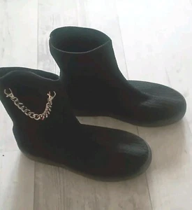 Sock Boots / Sockenstiefel in schwarz Größe 39 NEU - Bild 1 von 6