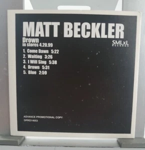 Matt Beckler - Drown EP - 5 Song Advanced Promo Version - Imagen 1 de 3