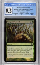 RAMPANT GROWTH Eighth 8th Edition Foil CGC 9.5 Graded MTG [Card Kingdom]