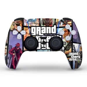 GTA Grand Theft PS5 Controller Skin Aufkleber Vinylfolie für PlayStation 5 - Bild 1 von 1