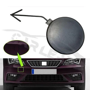 1Pcs For Seat Leon Front Bumper Tow Eye Hook Cover Cap 5F0807241C 2017-20 NEW - Picture 1 of 7