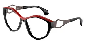Alain Mikli A0 5501 - 57 002/M3 - Occhiali da Vista - Madreperla Nero Rosso - Picture 1 of 1