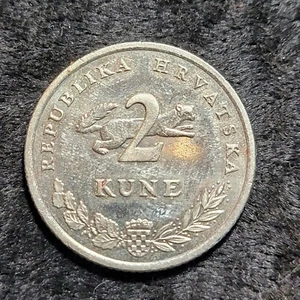 2017 2 KUNE CROATIA COIN. COOL ADDITION TO ANY COLECTION. - Picture 1 of 2