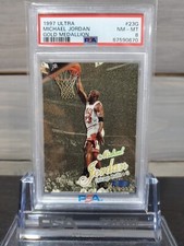 1997 Ultra GOLD MEDALLION #23G Michael Jordan PSA 8 NM-MT (BRAND NEW SLAB) Bulls