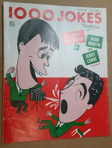 1954 Vintage 1000 JOKES Magazine~Dean MARTIN & Jerry LEWIS~Jowett Institute AD - Picture 1 of 7