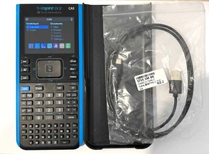 Texas Instrument TI Nspire CX II CAS Graphing Calculator W Case & Cable - Picture 1 of 3