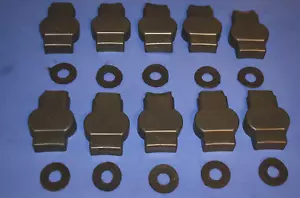 10 Black Negative Military Style Battery Terminal Covers & Protective Washers - Picture 1 of 6