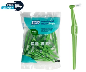 TePe Angle Interdental Brushes – 0.8mm Green – Size 5 Larger gaps (Pack of 25) - Picture 1 of 6