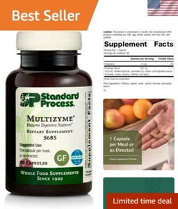 Multizyme - Whole Food Pancreas Support, Pancreatin Digestive Enzymes, Digest... - Picture 1 of 6