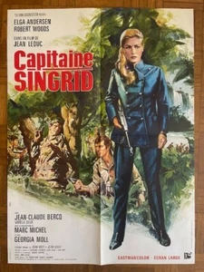 Affiche originale "Capitaine Singrid" 1968 - Jean Leduc - Bertrand Tavernier - Photo 1/1