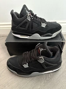 Air Jordan 4 Retro SE tela nera UK 9,5 - Foto 1 di 15