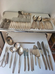 Besteck WMF Stockholm viele Vorleger 90er Silber - Bild 1 von 9