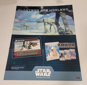 Star Wars Trading Card Game Promo Poster Empire Strikes Back Wizards Coast 22x28 - Picture 1 of 6