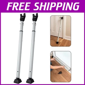 Verstellbare Türsicherheitsstange - Schwerlaststahl - Silber - Bild 1 von 9