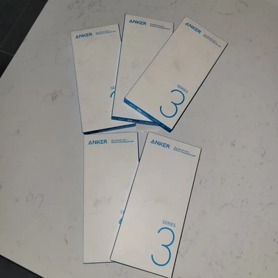 Cable Anker 310 USB A a USB C paquete de 2 6 pies trenzado negro nuevo Foto 1 de 3