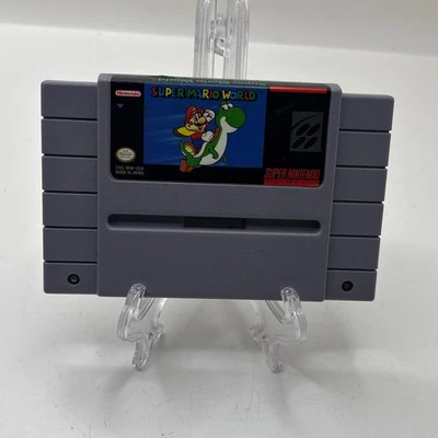 Super Mario World SNES (Super Nintendo, 1991) Cartridge Only - Image 1 of 3